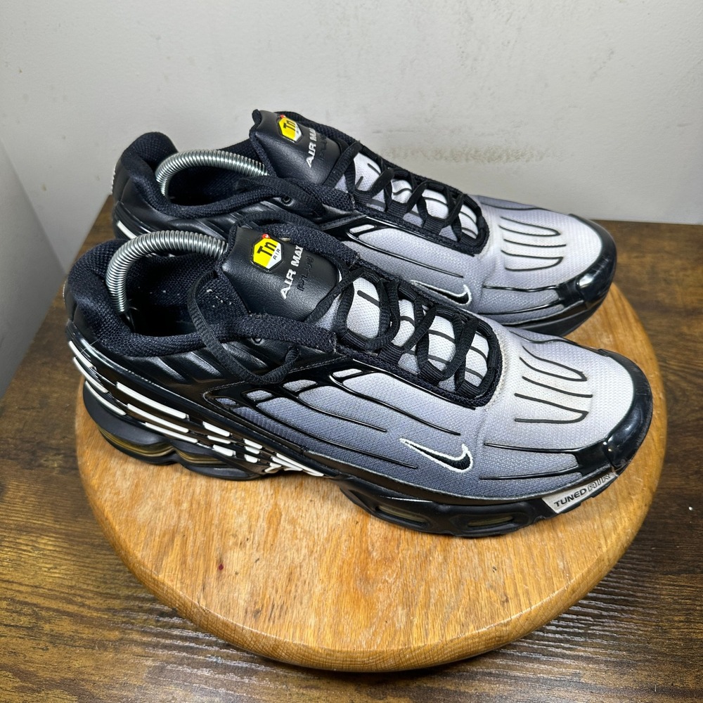 Nike Air Max Plus 3 Mens Black White Wolf Grey DJ4600-001 Size 11.5